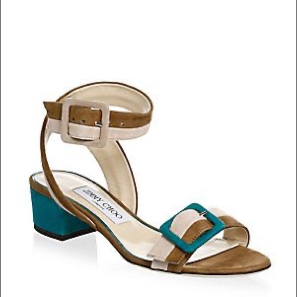 Jimmy Choo Dacha Block Heel Sandal - Picture 1 of 7